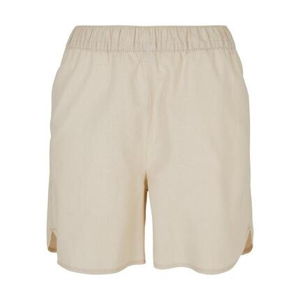Short lin mélangé grandes tailles femme Urban Classics