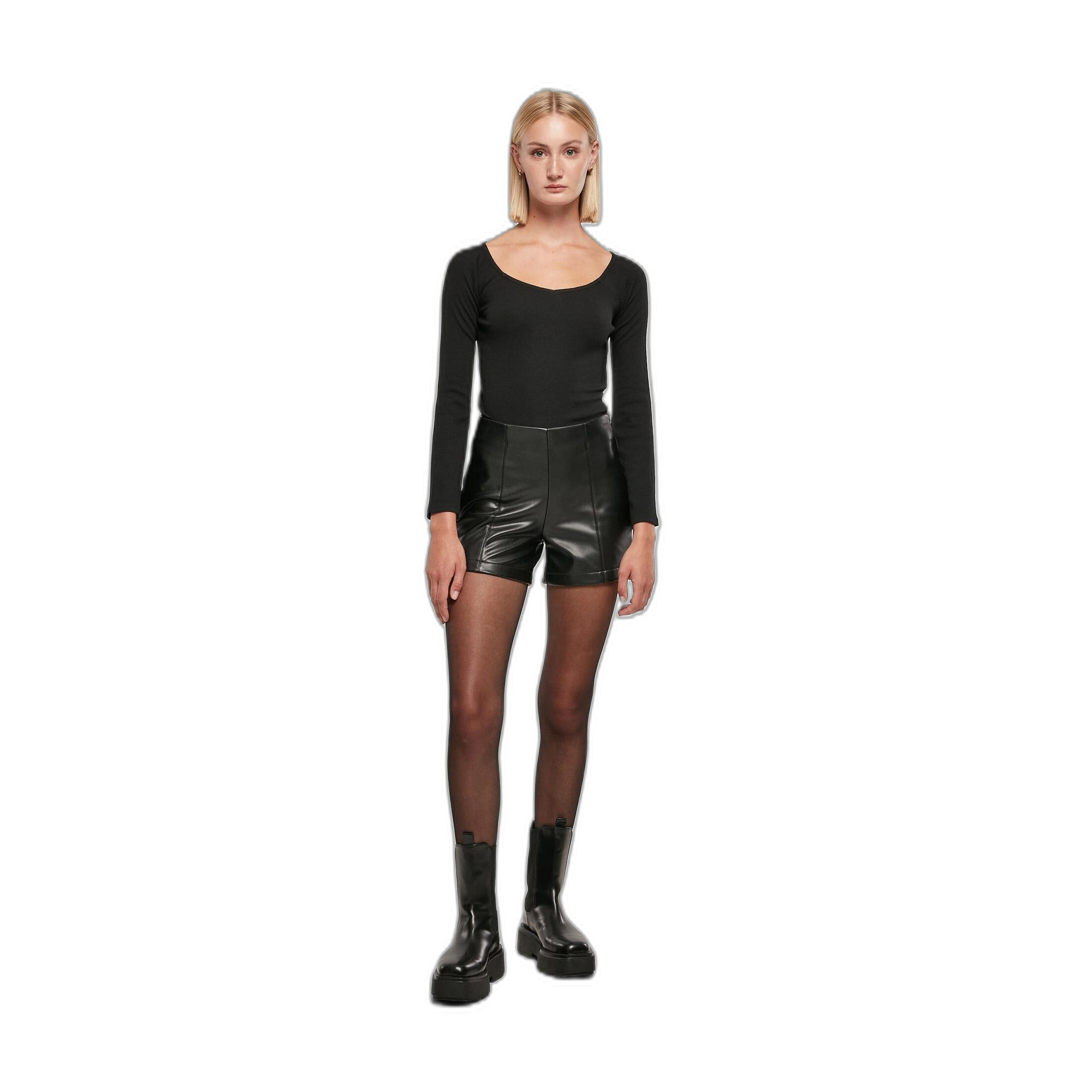 Urban Classics - Short Similicuir Femme Urban Classics Gt - Short - Noir - Decathlon