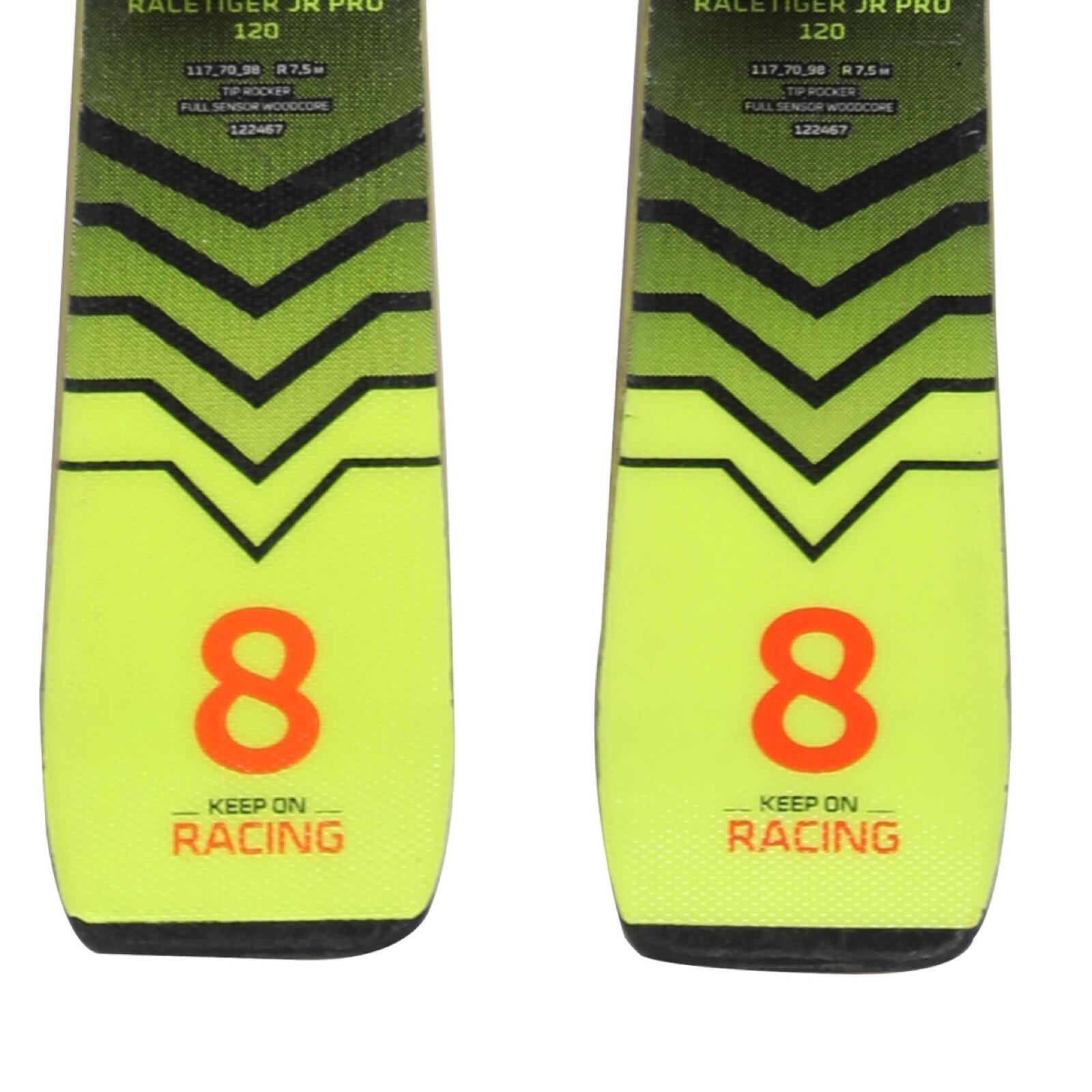 RECONDITIONNE - Ski Junior Volkl Racetiger Jr Pro Sl + Fixations 4/4