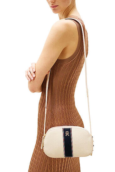 Borsa donna con doppio scomparto zippato