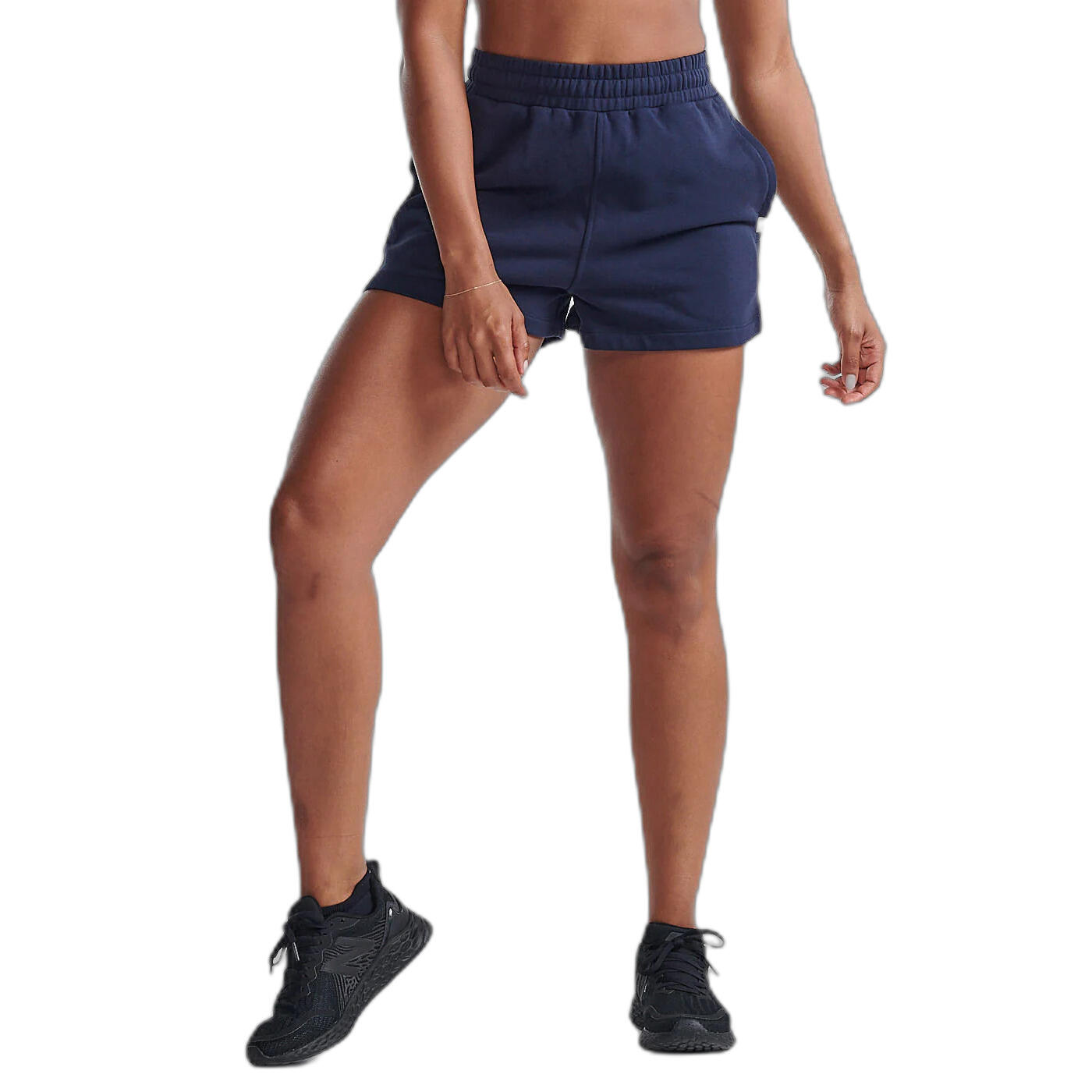 2xu - Short Femme 2xu Form French Terry - Short - Blanc|bleu - Decathlon