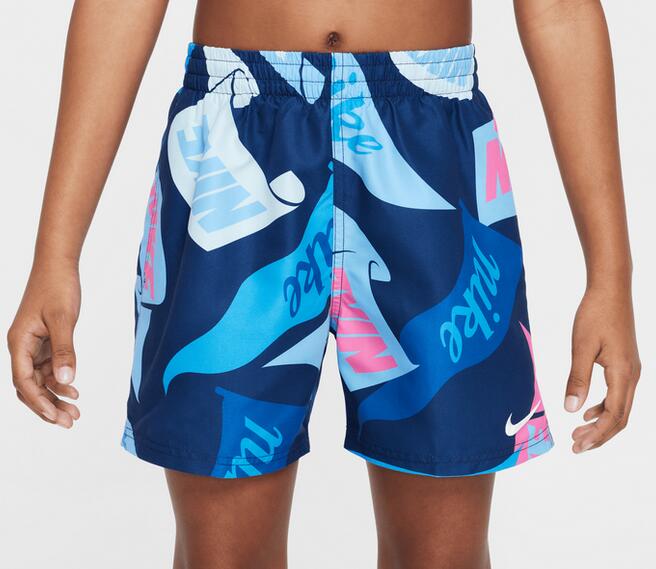 Costume da bagno ragazzo nike breaker 4 volley - blu 2/7