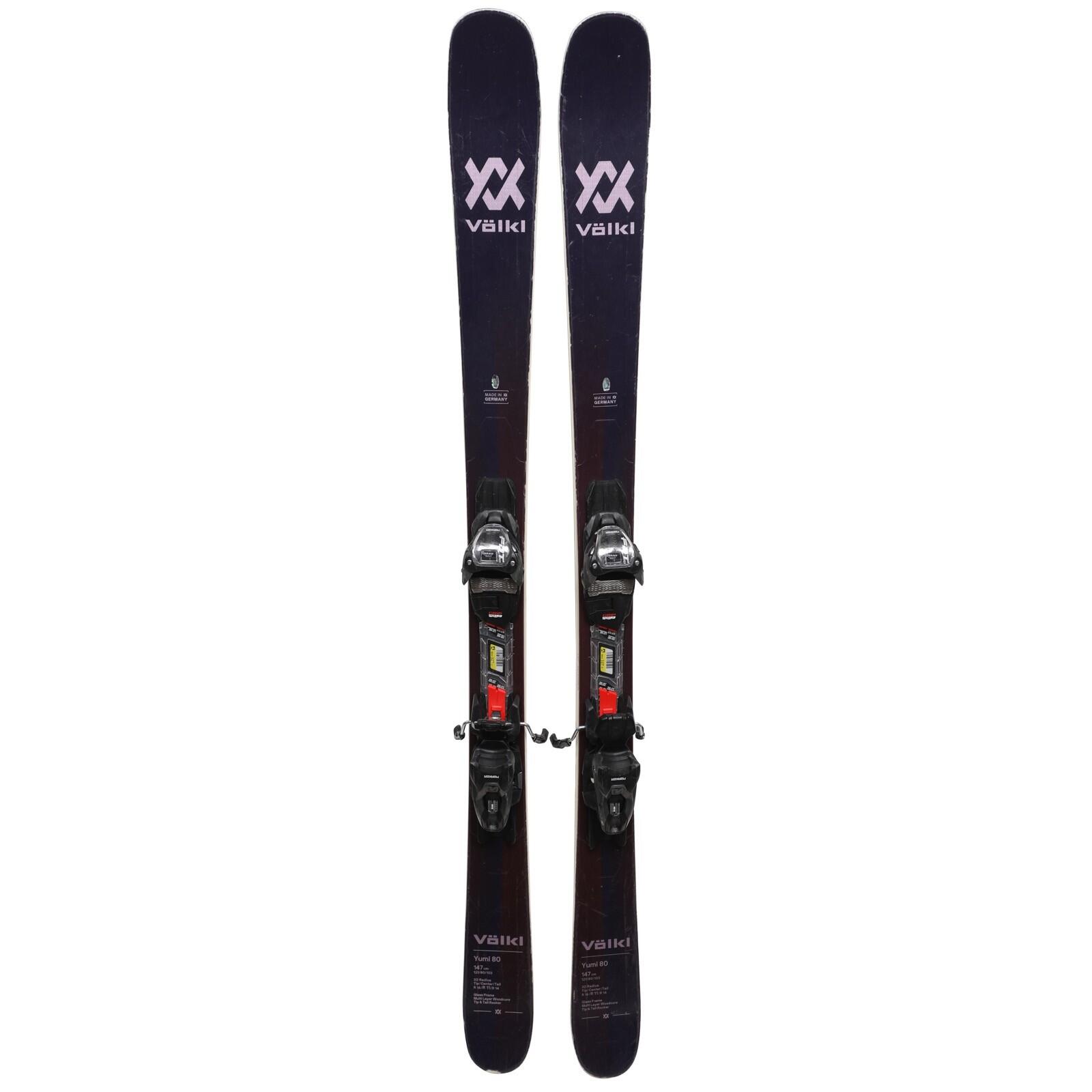 RECONDITIONNE - Ski Volkl Yumi 80 + Fixations 2/4