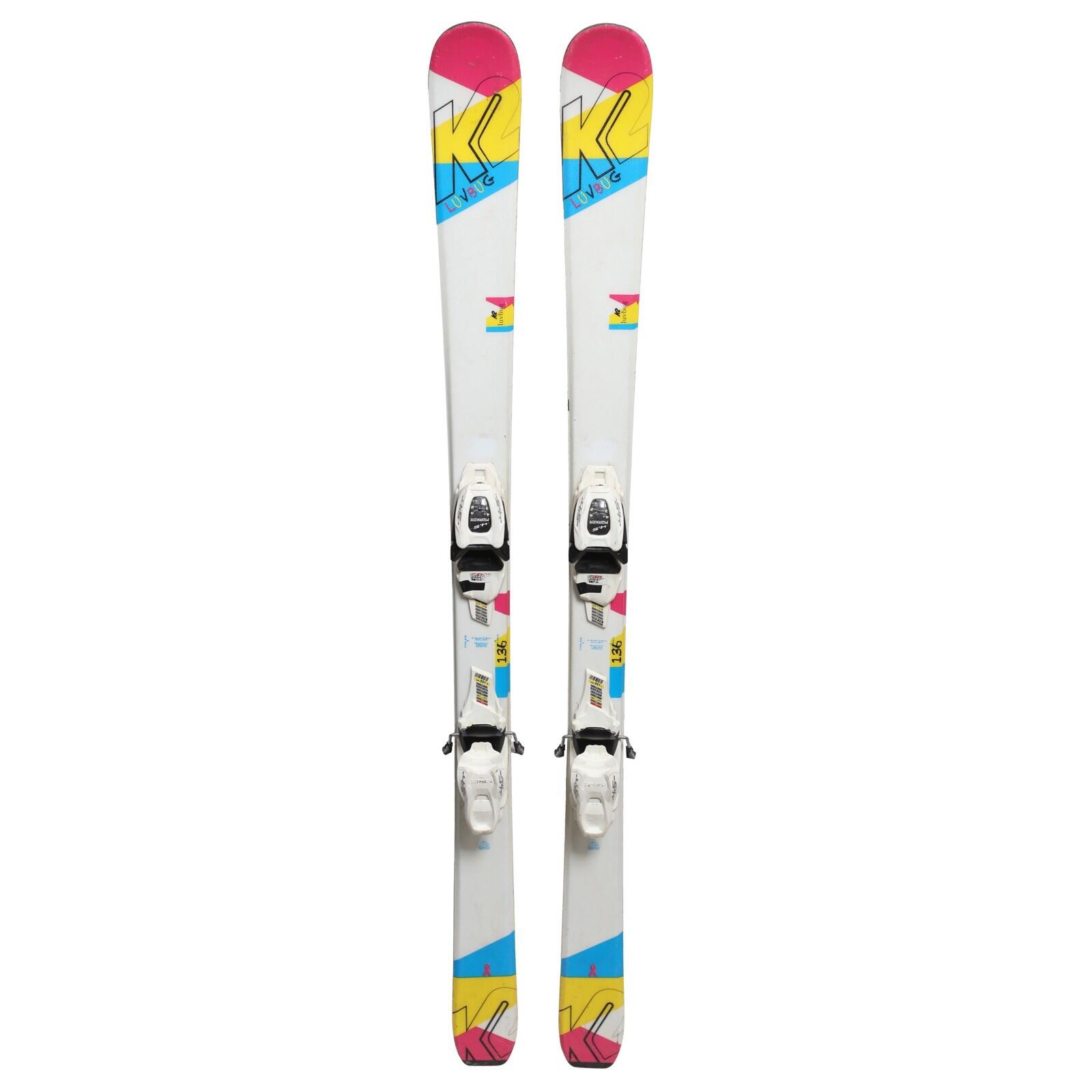 RECONDITIONNE - Ski Junior K2 Luv Bug + Fixations 2/4