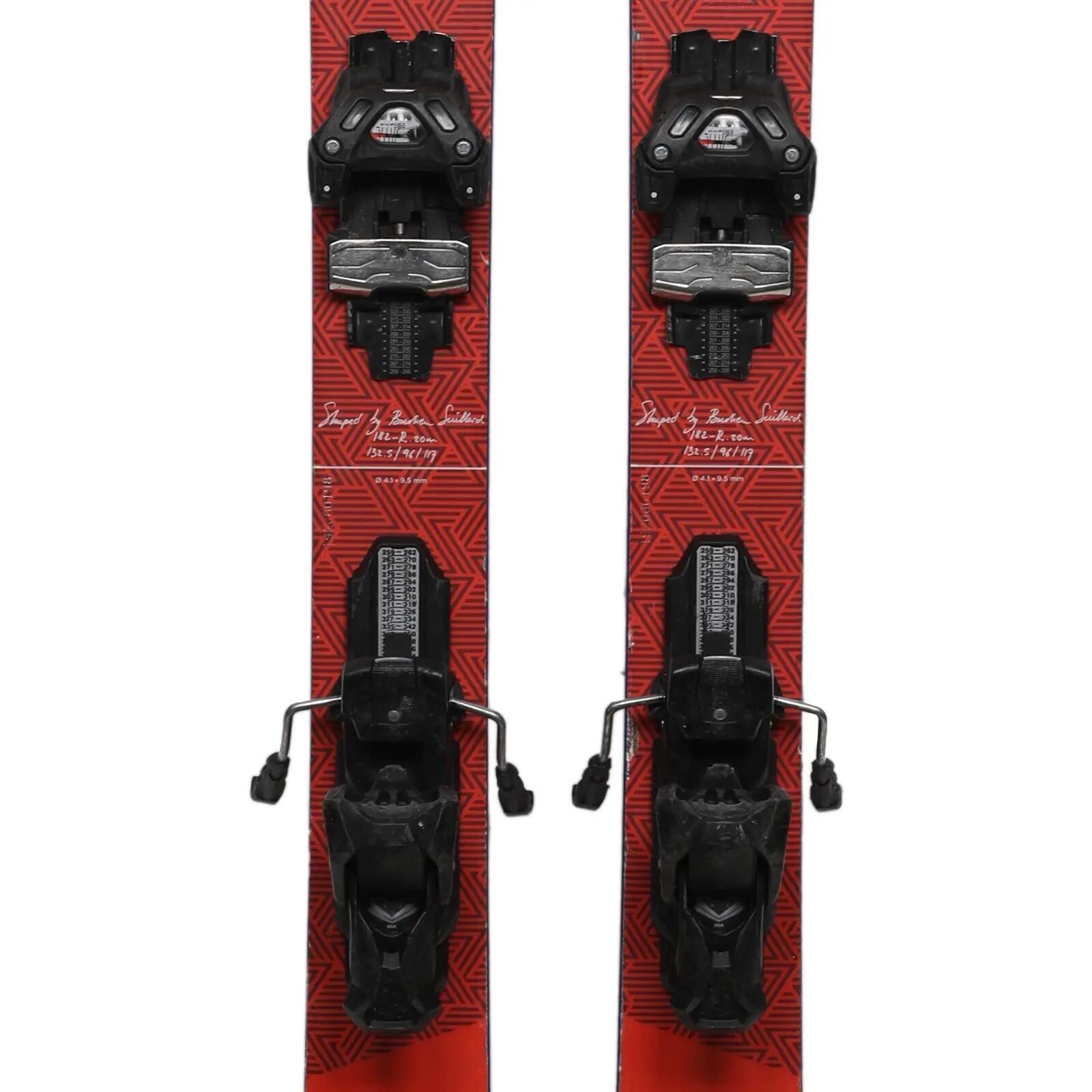 RECONDITIONNE - Ski Zag H 96 Patrol + Fixations 3/4