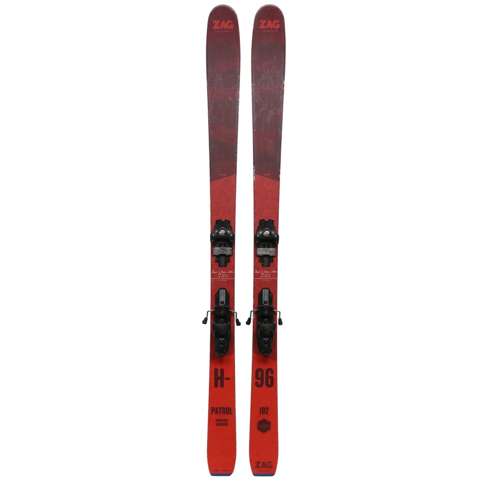 RECONDITIONNE - Ski Zag H 96 Patrol + Fixations 2/4