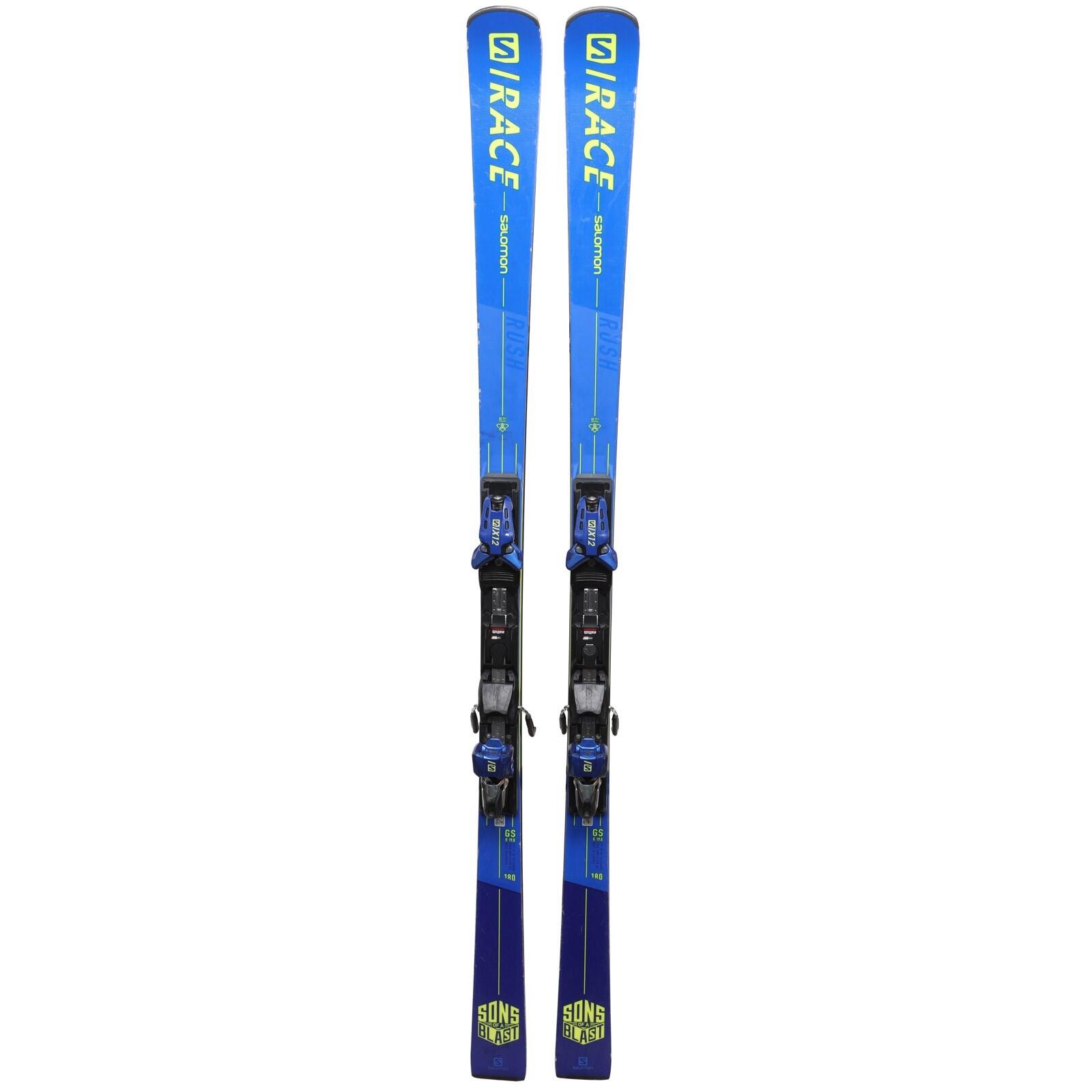 RECONDITIONNE - Ski Salomon S Race Gs Rush + Fixations 2/4