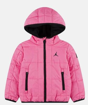 Giubbotto ragazza jordan essential midweight - fucsia