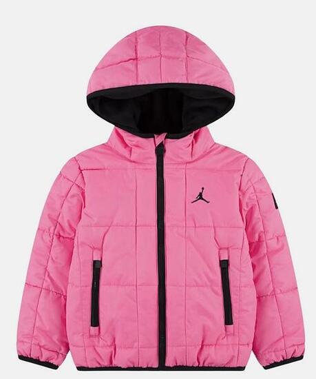 Giubbotto ragazza jordan essential midweight - fucsia