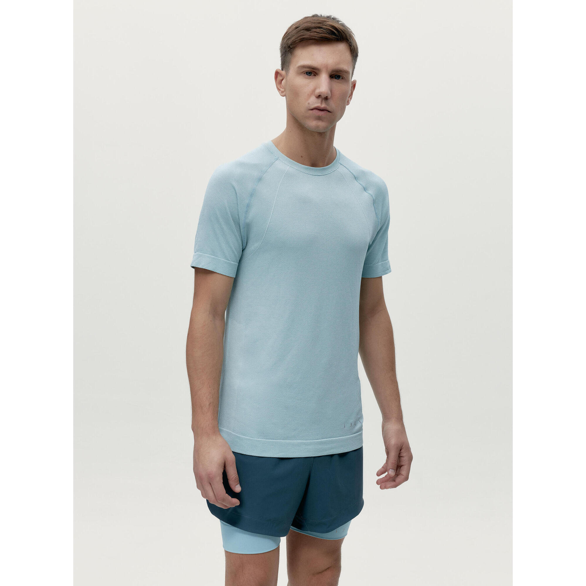 Born Living Yoga - Otawa Born Living Yoga T-shirt De Sport Pour Hommes - T-shirt Manches Courtes - Bleu - Decathlon