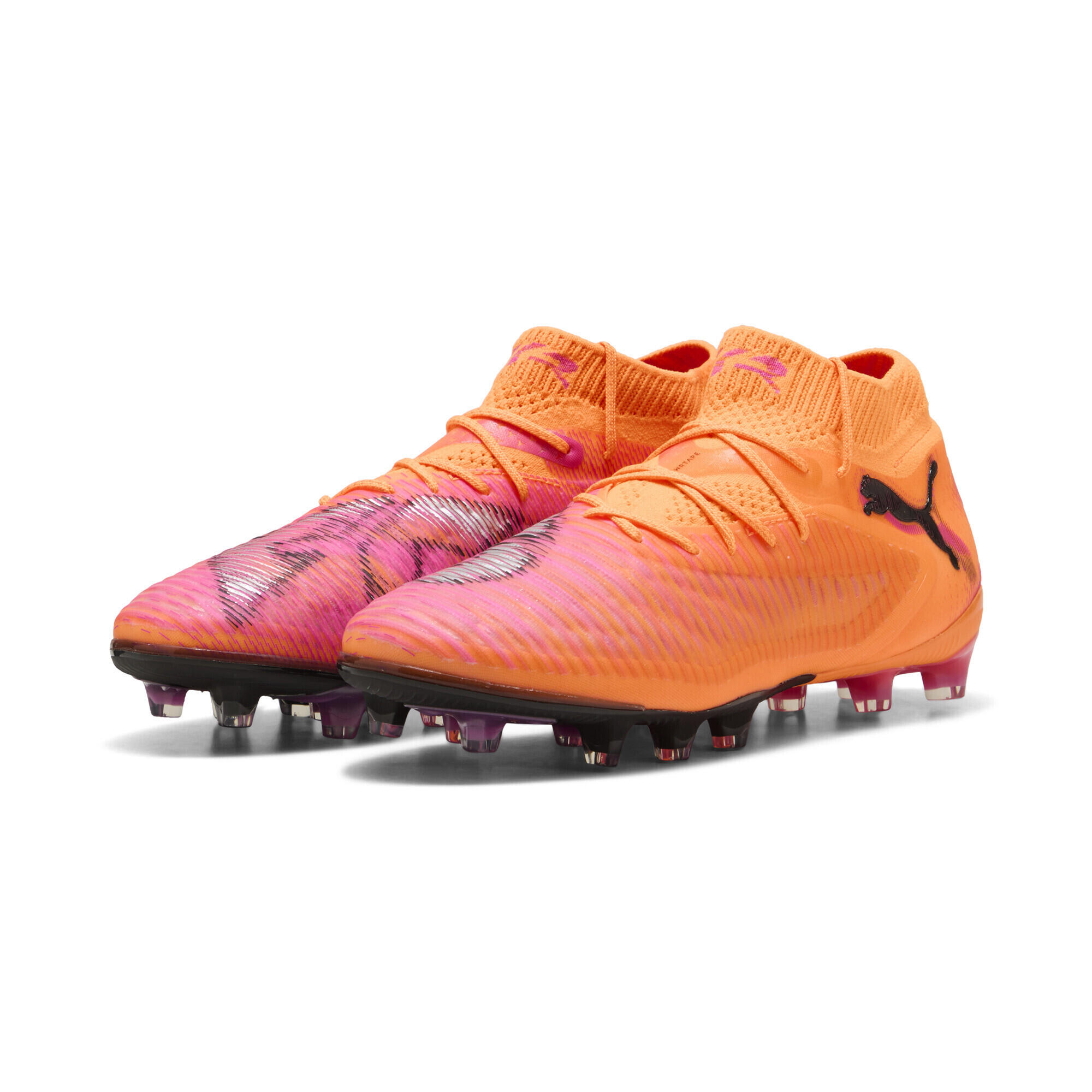 Puma - Chaussures De Football Future 8 Ultimate Ag Femme Puma - Chaussures De Football - Jaune|noir|orange|rose - Decathlon