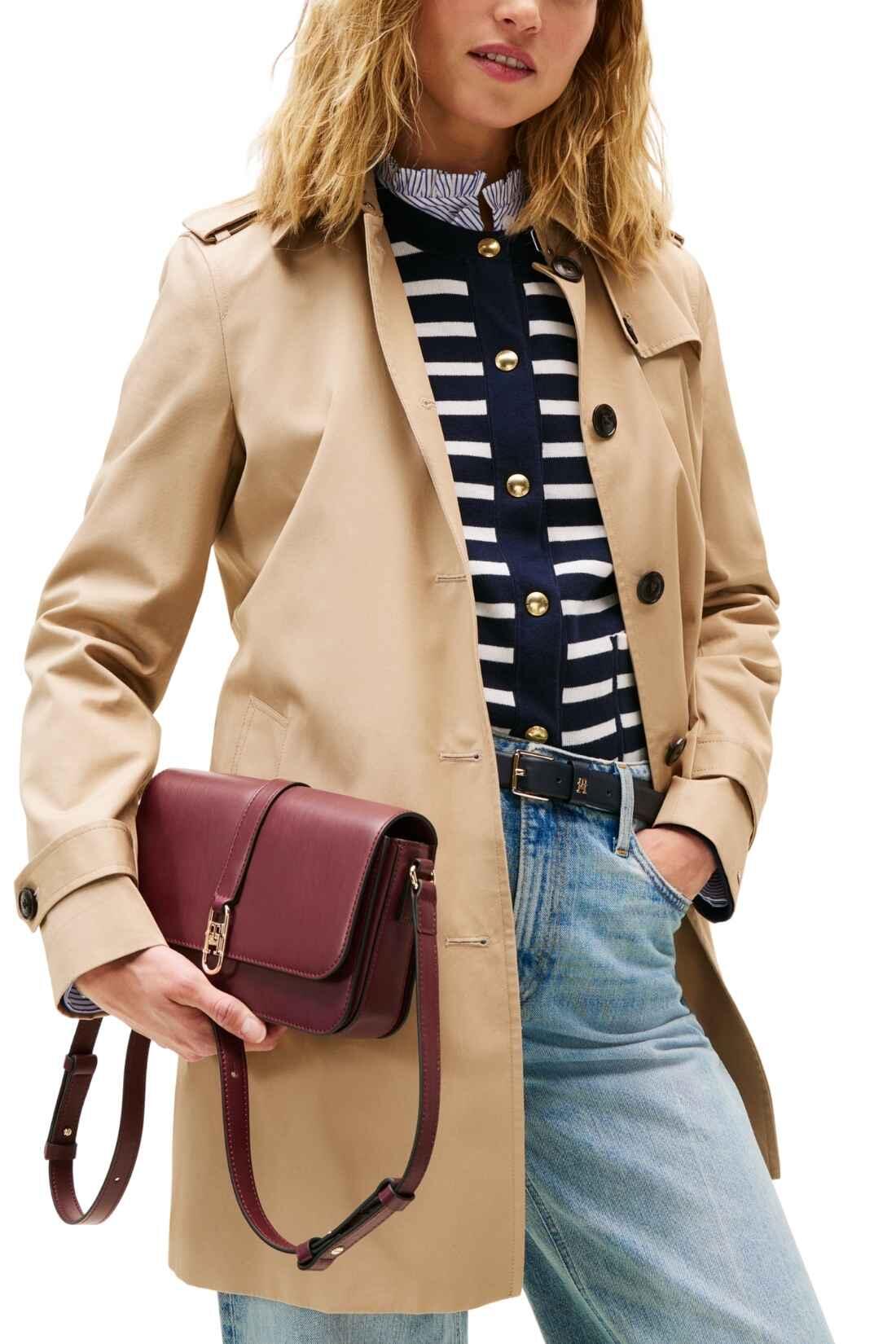 TOMMY HILFIGER Borsa a tracolla donna con patta e monogram