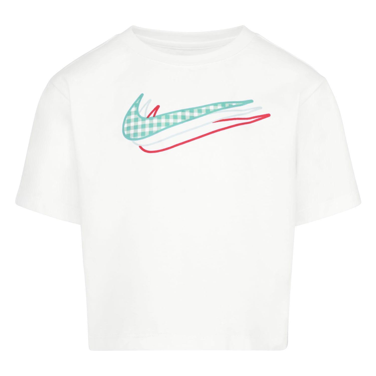 NIKE Maglietta Boxy Icona Ragazze Nike Bianco