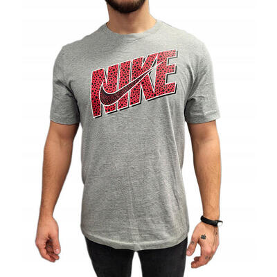 Heren sport t-shirt nike m nsw tee 12mo swoosh/nk