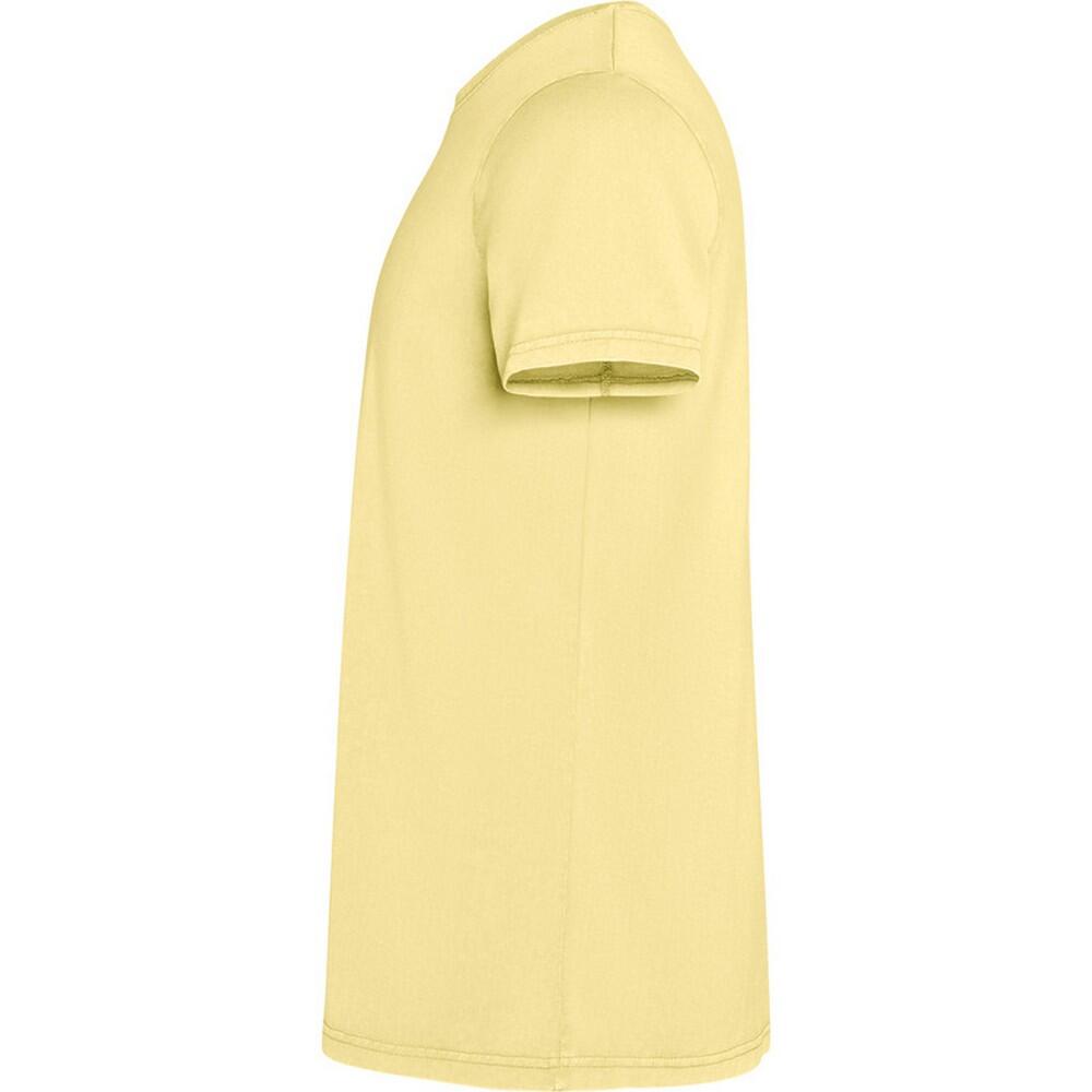 Camiseta Corgi de Manga Corta para Hombre Amarillo 3/4