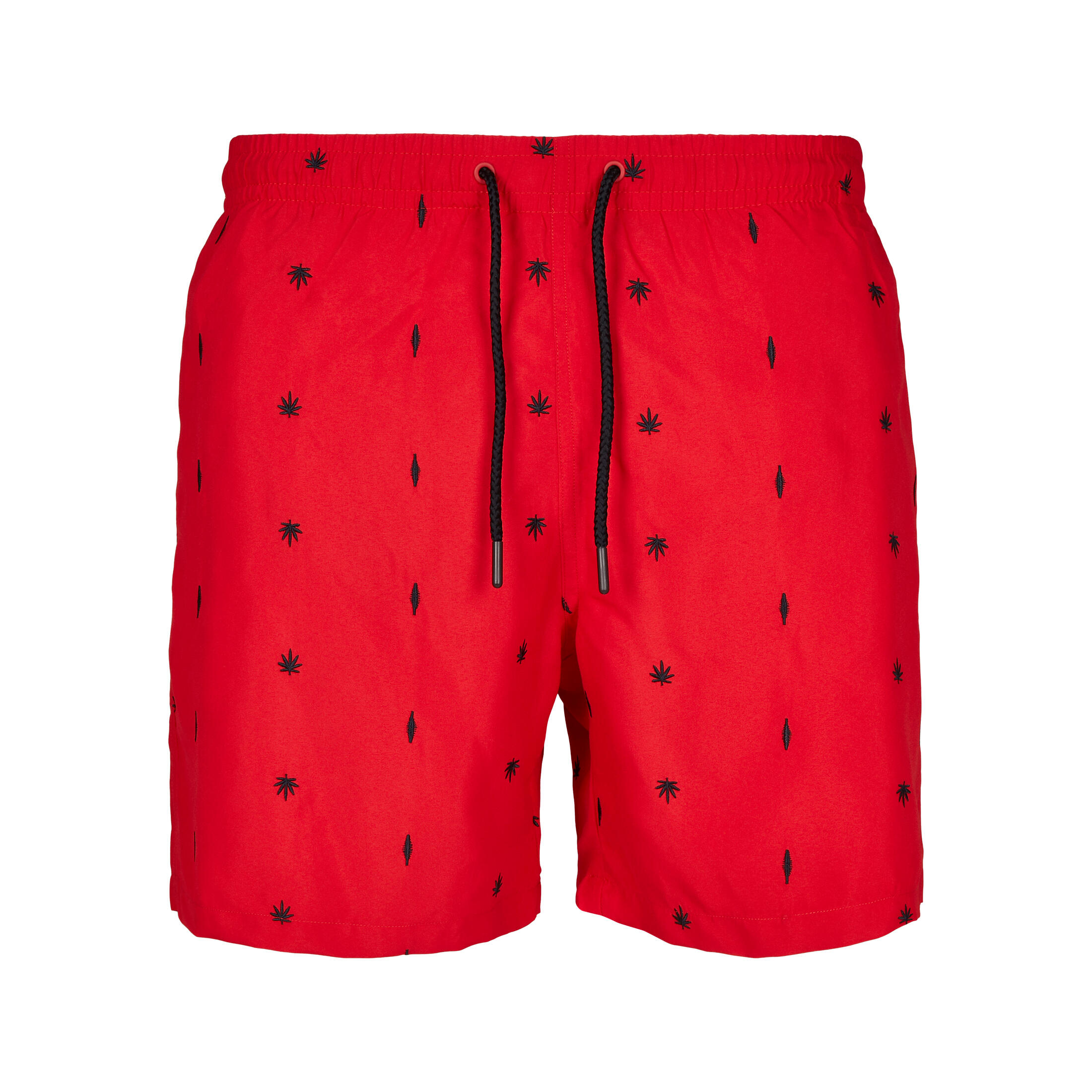 Urban Classics - Maillot De Bain Urban Classic Embroidery - Short De Bain - Multicolore|rouge - S - Decathlon