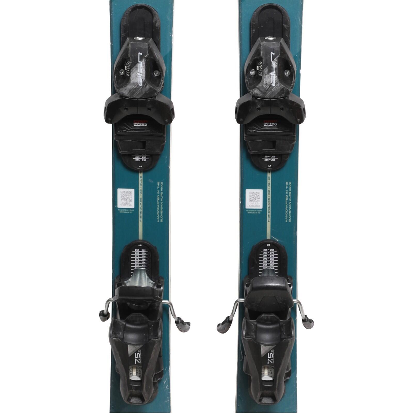 RECONDITIONNE - Ski Junior Elan Wingman + Fixations 3/4