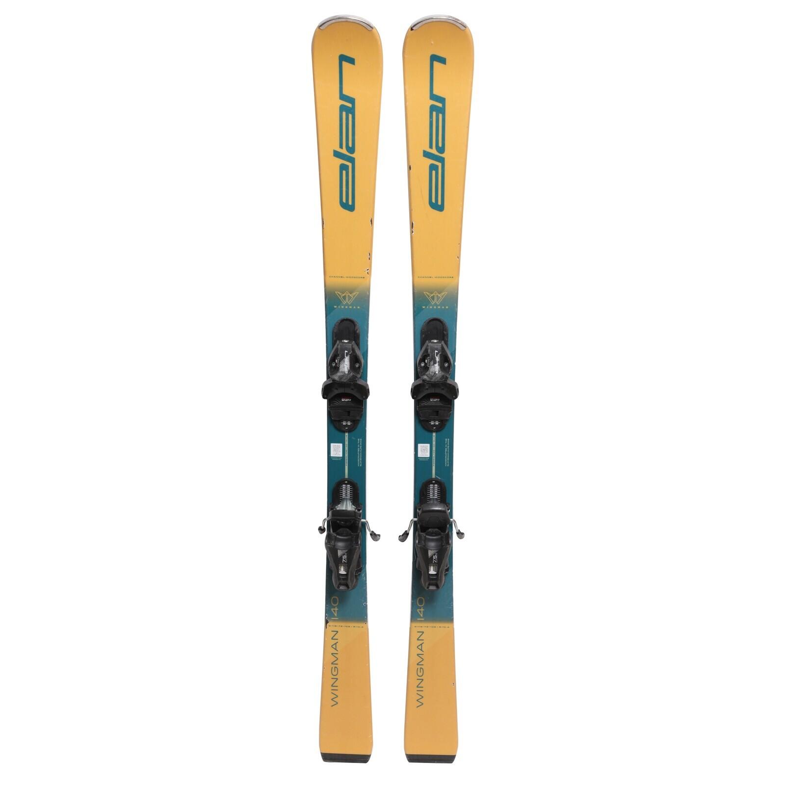 RECONDITIONNE - Ski Junior Elan Wingman + Fixations 2/4