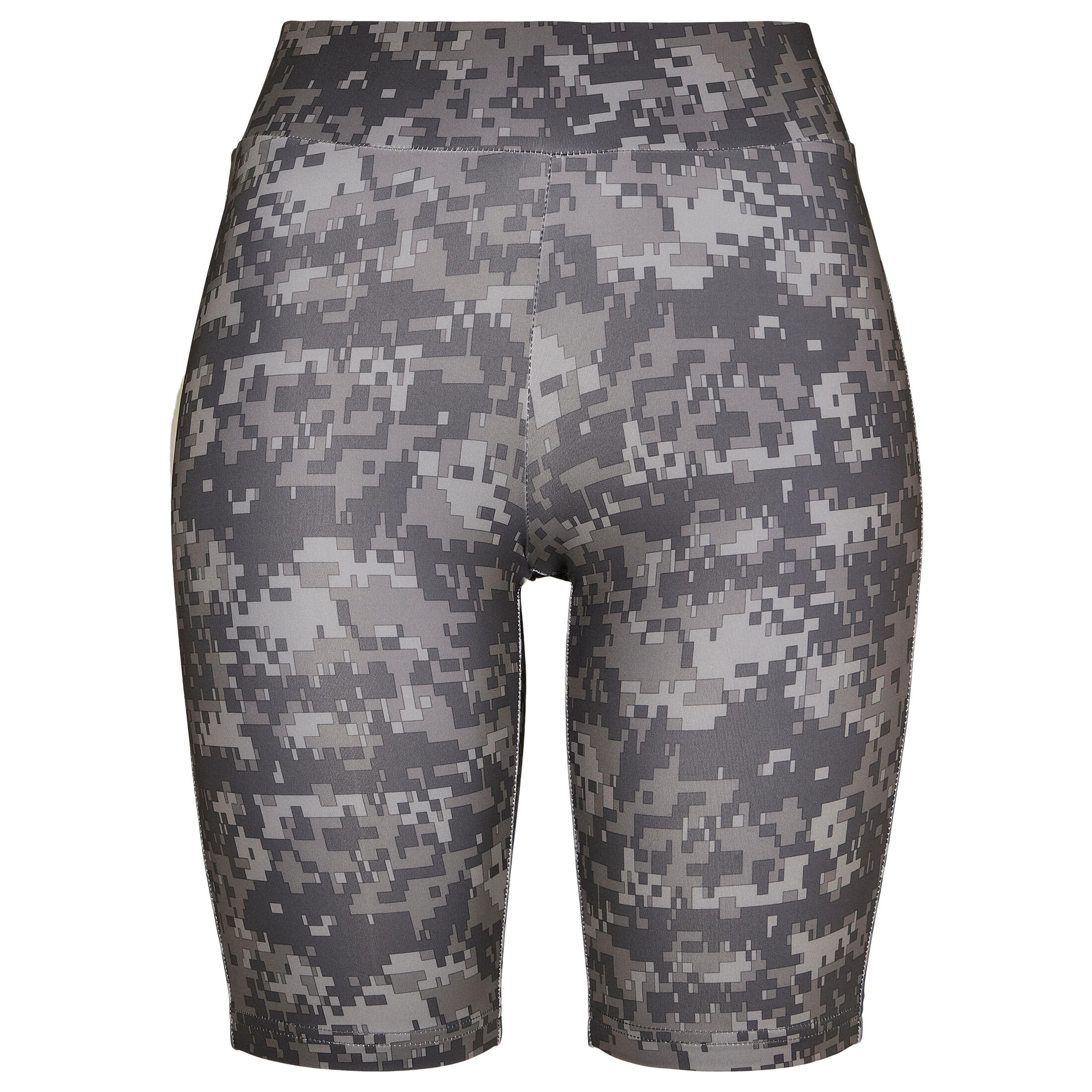 Urban Classics - Short Cycliste Femme Urban Classics High Waist Camo Tech (grandes Tailles) - Short - Gris|noir - Decathlon