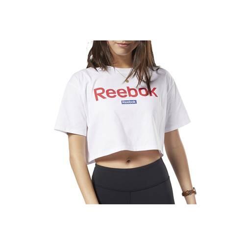 T-shirt universel femmes Reebok Linear Logo Crop Tee