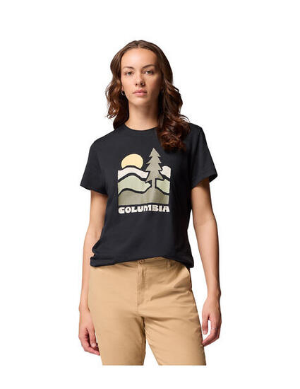 COLUMBIA Ruby Springs Graphic Fitted Ss - T-shirt