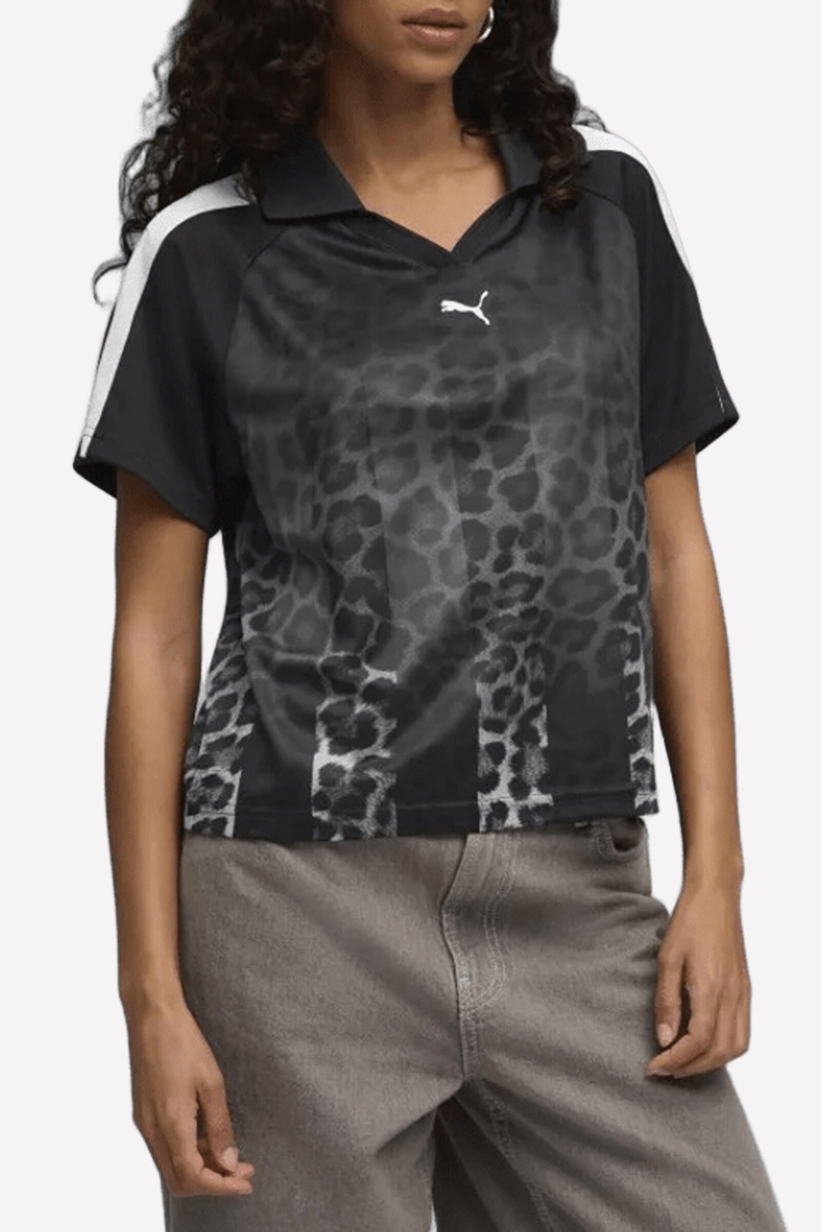 Puma Camiseta T7 Leo Luxe Relaxed Football Jersey Negro 3/4