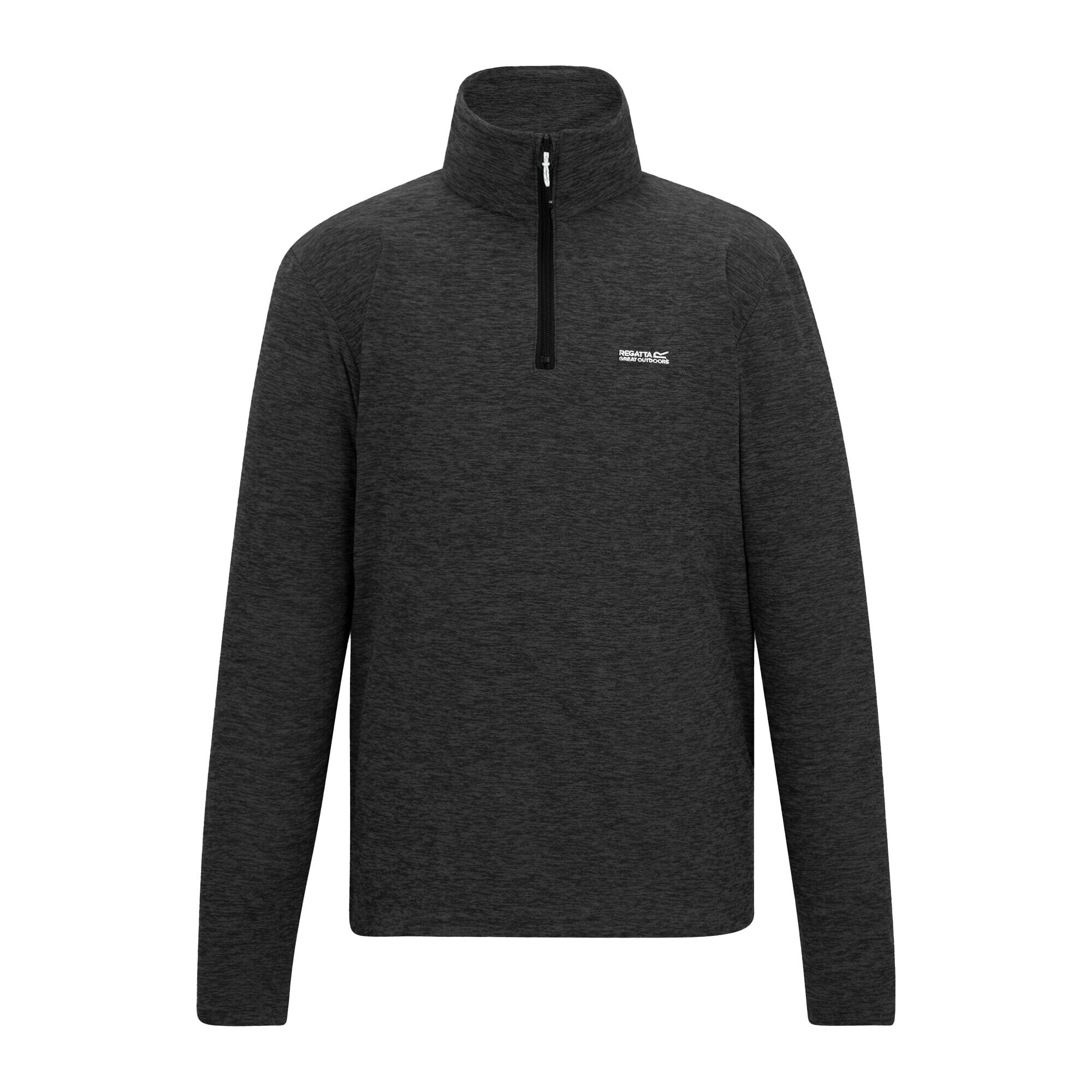 REGATTA Mens Thompson Marl Half Zip Fleece Jacket (Ash)