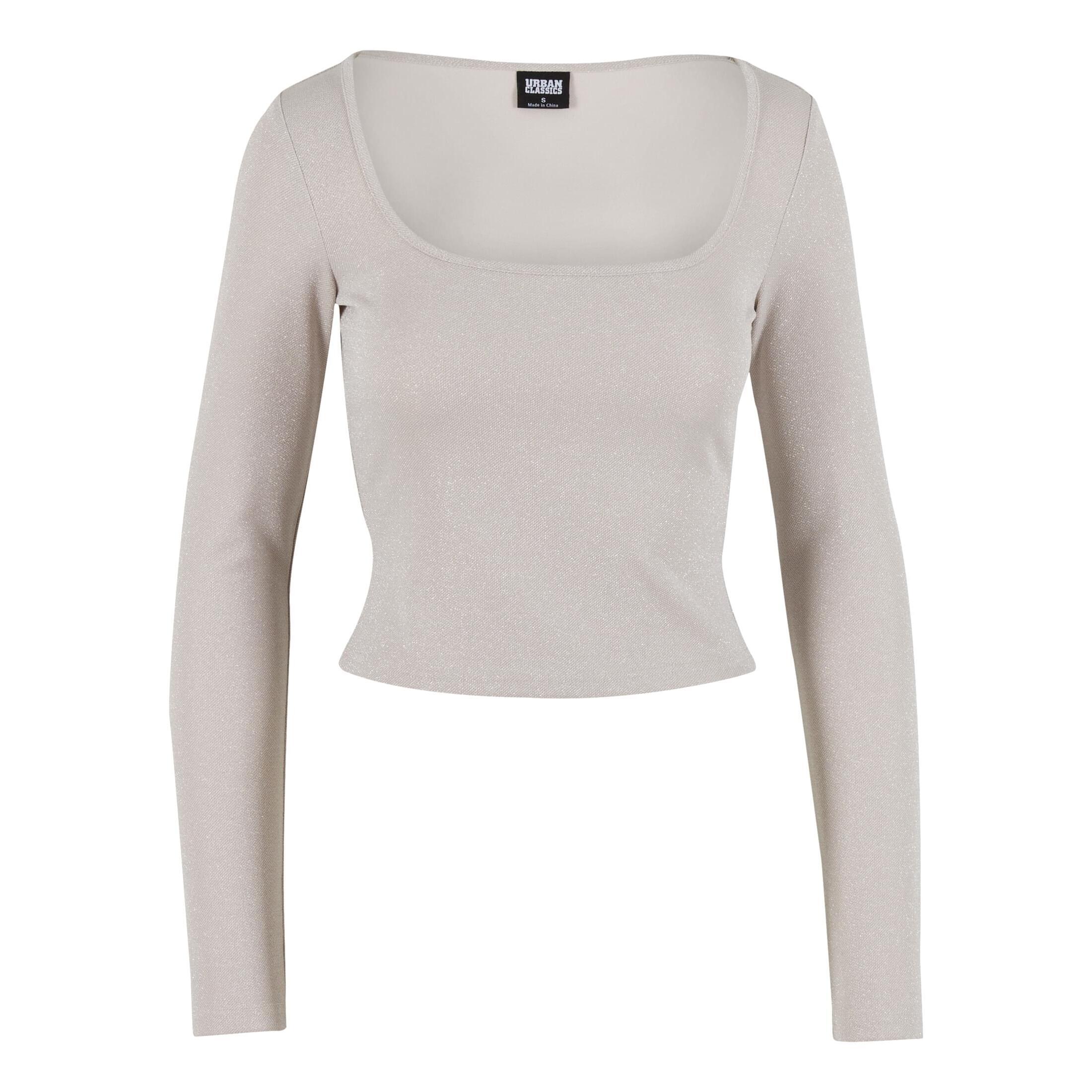 URBAN CLASSICS Long-sleeved women's cropped top Urban Classics