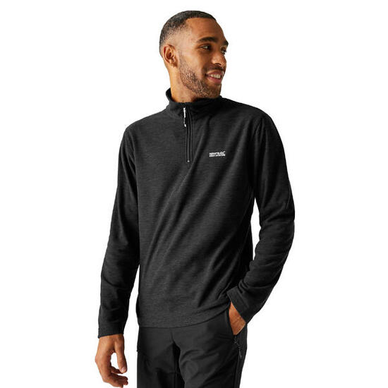 Heren Thompson Marl Half Zip Fleecejack (As)
