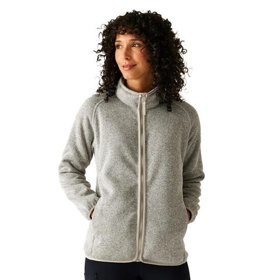 Veste Polaire MELLREY Femme (Blanc Lunaire)