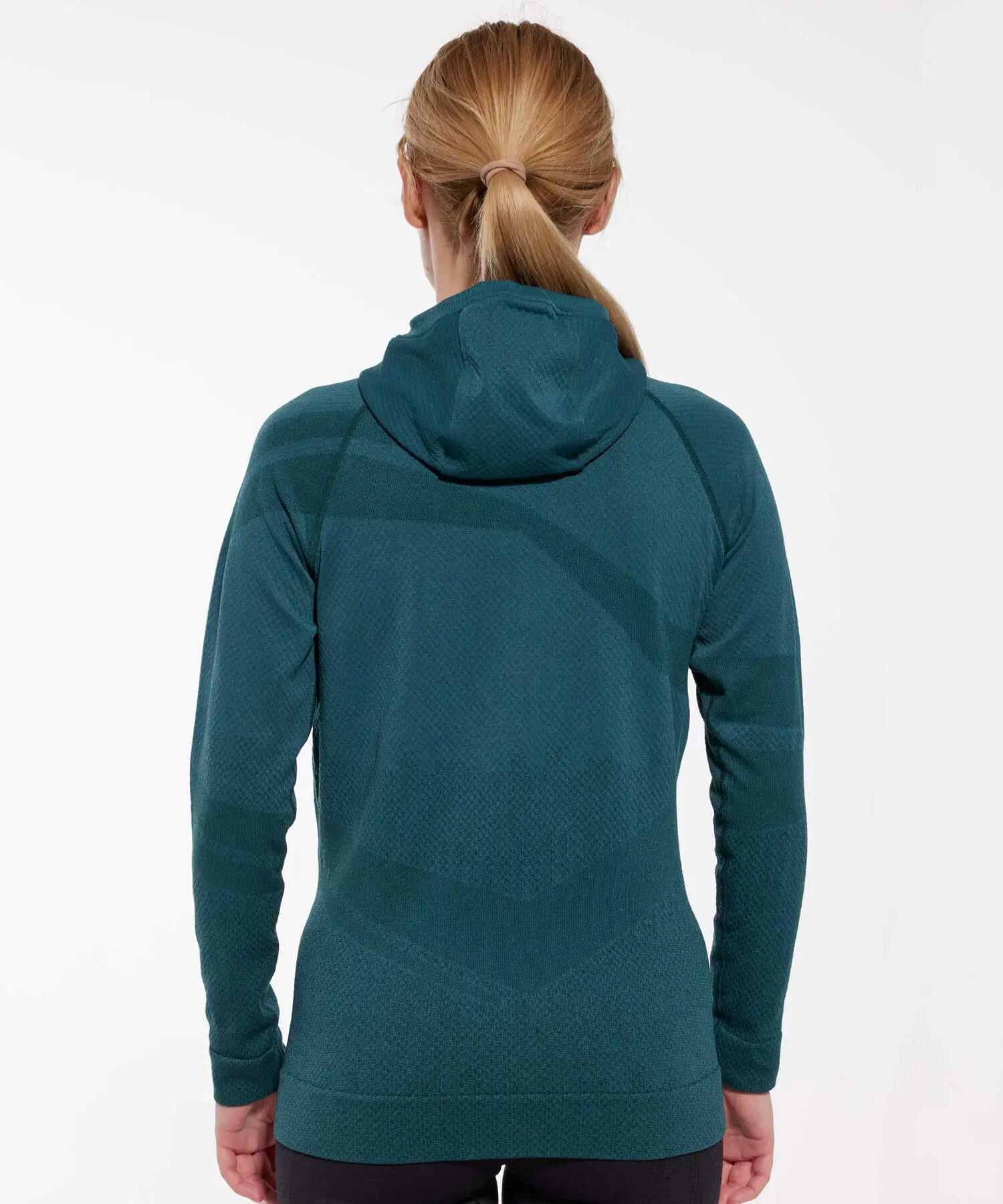 Bluza damska wełniana z kapturem Brubeck THERMO WOOL by Pustelnik 2/5
