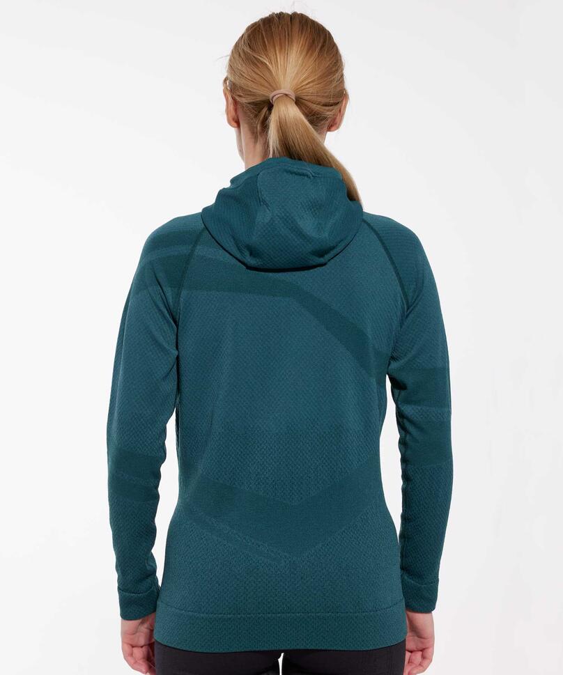 Bluza damska wełniana z kapturem Brubeck THERMO WOOL by Pustelnik