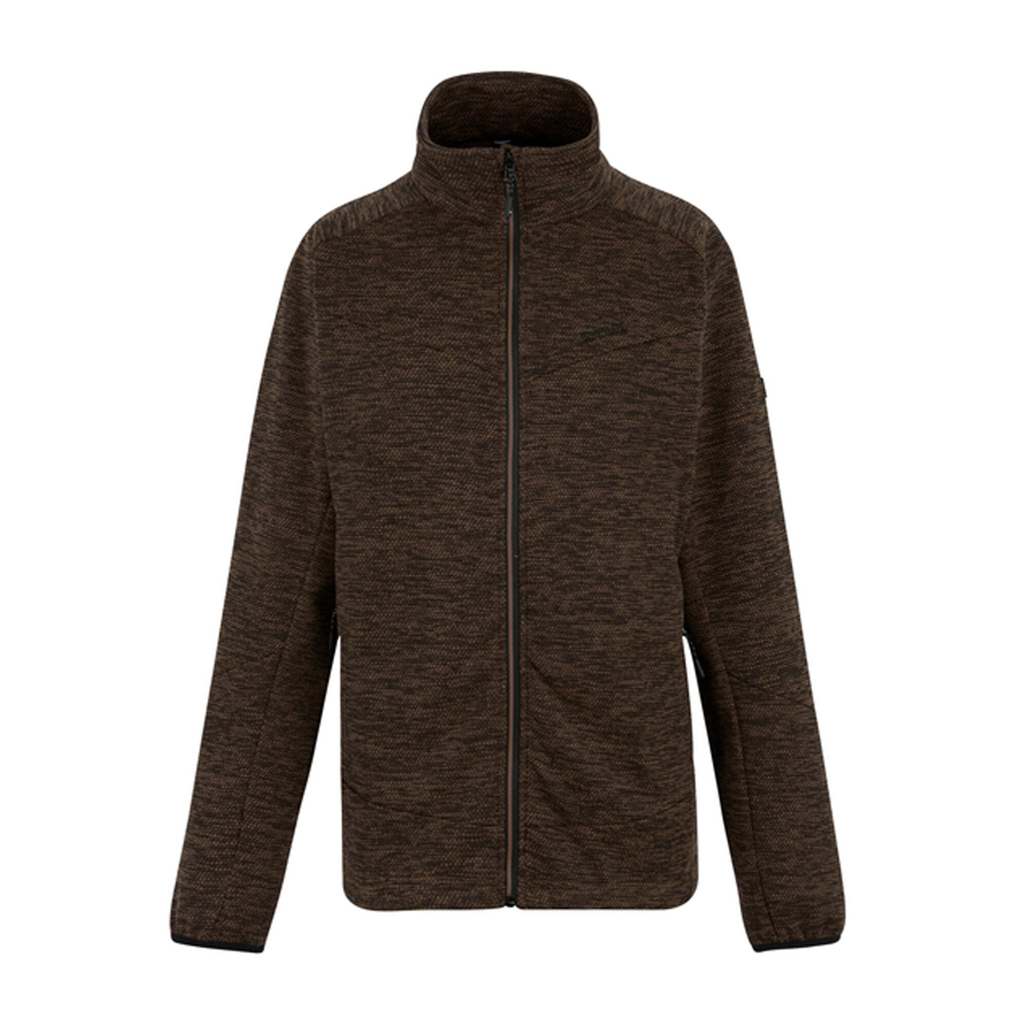 REGATTA Mens Rivake Full Zip Fleece Jacket (Nut Brown)