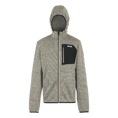 Heren newhill marl full zip fleecejack (moer bruin)