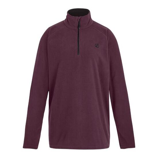 Pile da uomo FREETHINK Dare 2B grigio scuro colletto alto mezza zip
