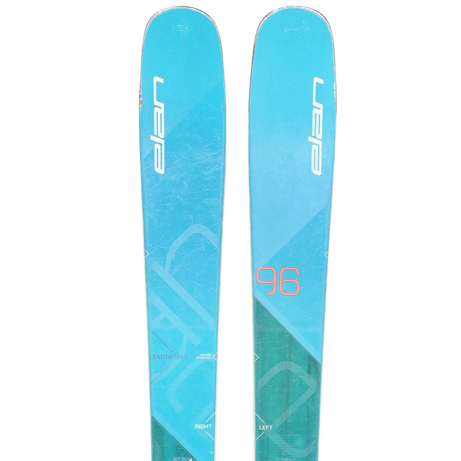 Elan - Reconditionne - Ski Elan Ripstick 96 + Fixations - Correct - Skis - Bleu - 174 Cm - Decathlon