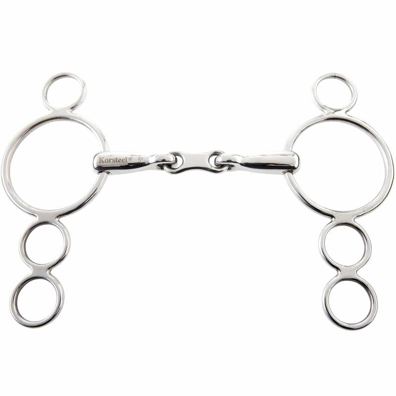 Cheval Filet Mors En Acier Inoxydable Cheval Ovale Bouche Lâche Cheval Anneau Creux Joint Bouche