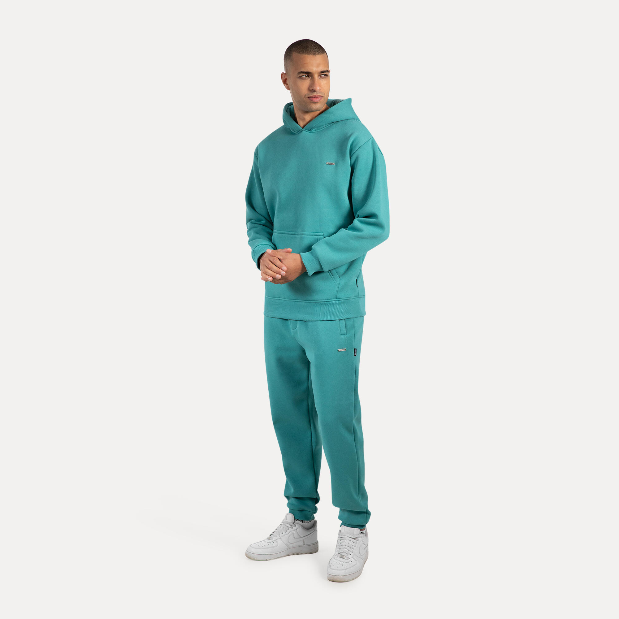 Herren Hoodie Ilyas Petrol 3/5