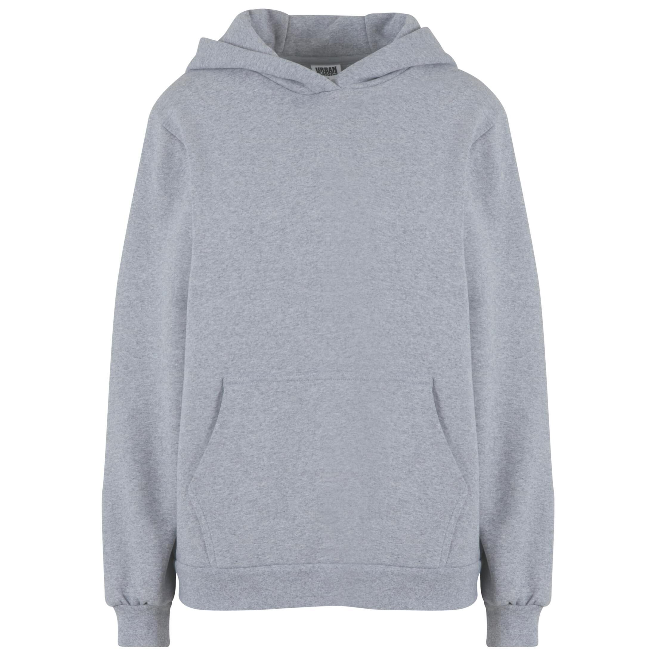 Urban Classics - Sweatshirt À Capuche Femme Urban Classics Loose Brushed - Sweat-shirt - Gris - Decathlon