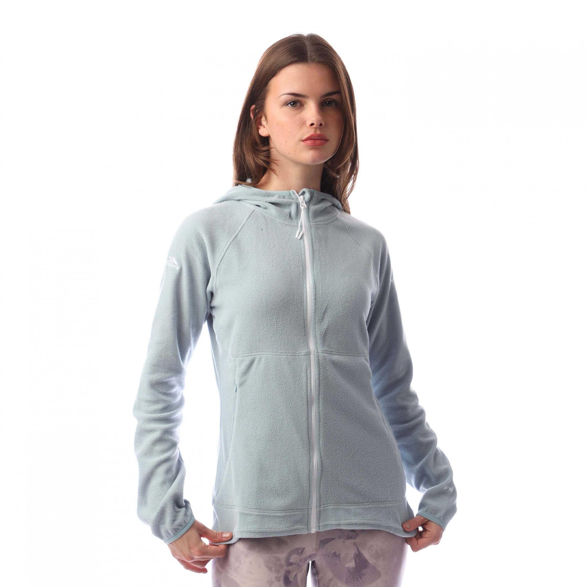 TRESPASS Mollo Felpa Con Cappuccio E Zip InteraPile Donna Trespass Blu