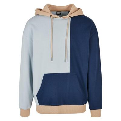 Hooded sweatshirt urban classics oversized color block