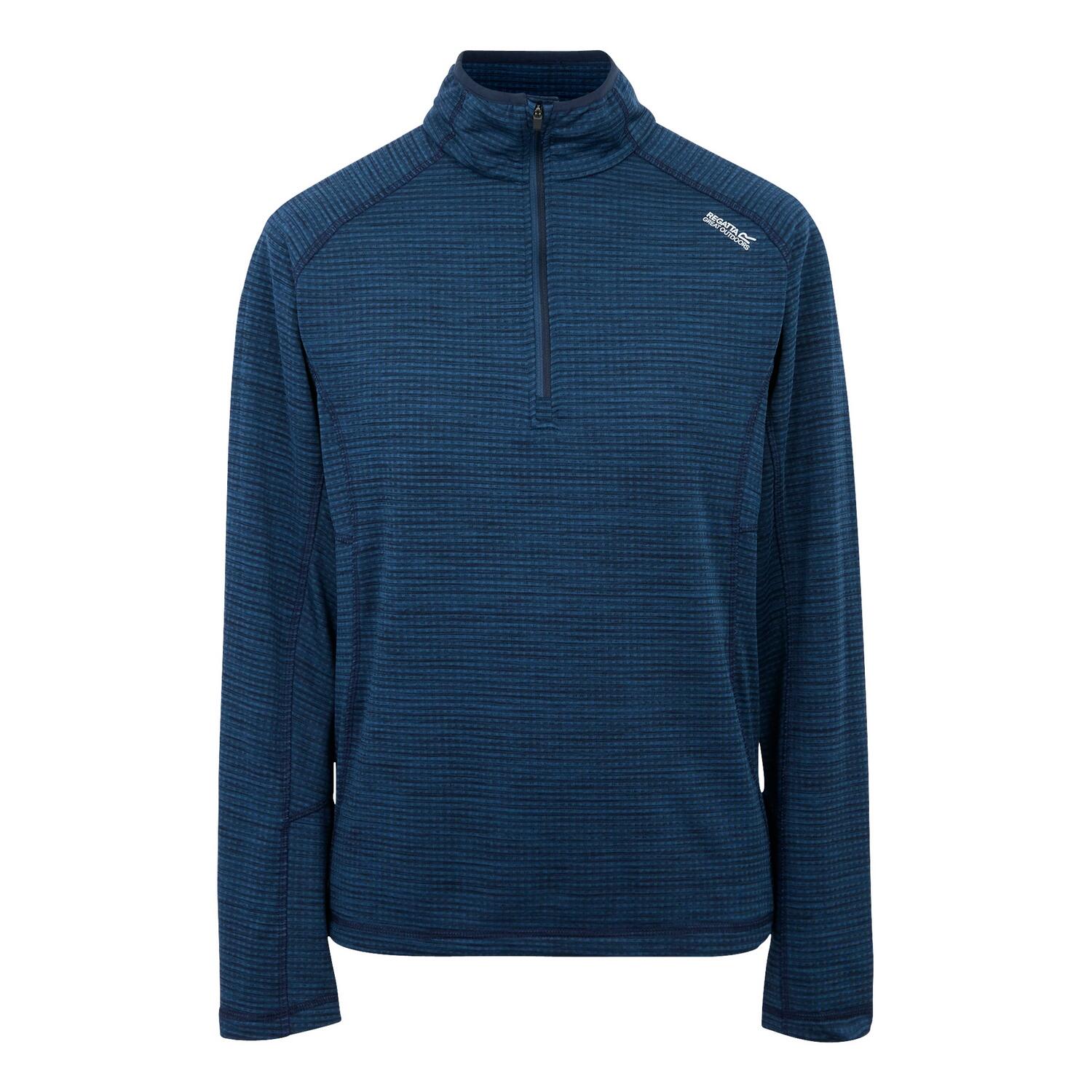 REGATTA Mens Yonder II Half Zip Fleece Top (Moonlight Denim)