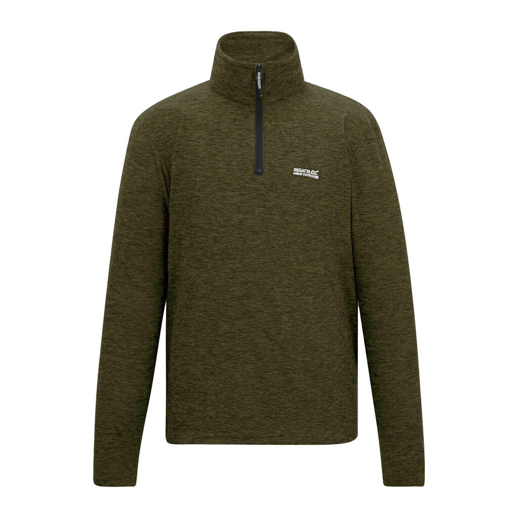 Mens Thompson Marl Half Zip Fleece Jacket (Olive Night)