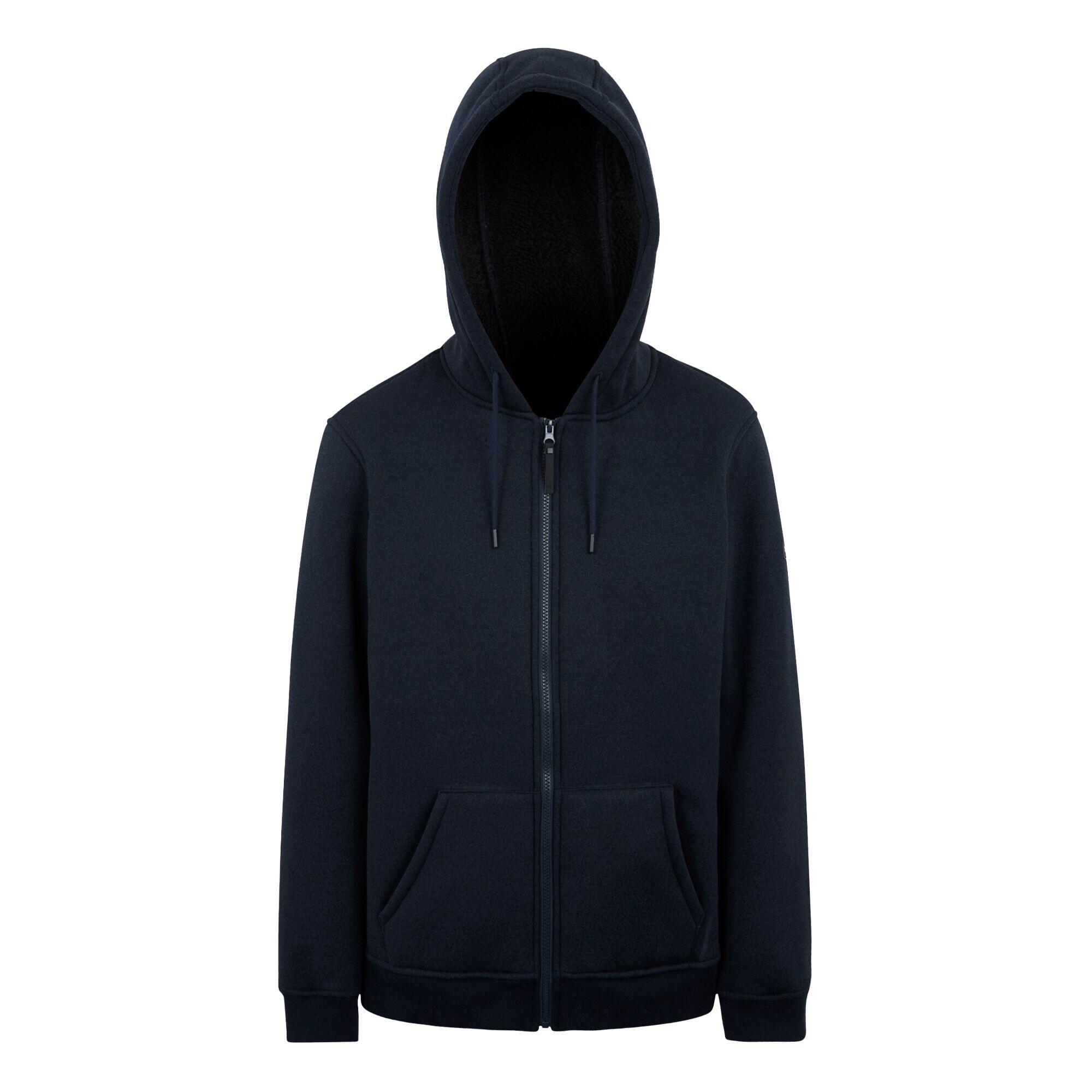 REGATTA Felpa Con Cappuccio E Zip InteraPile Uomo Regatta Naddle Blu Navy Nero