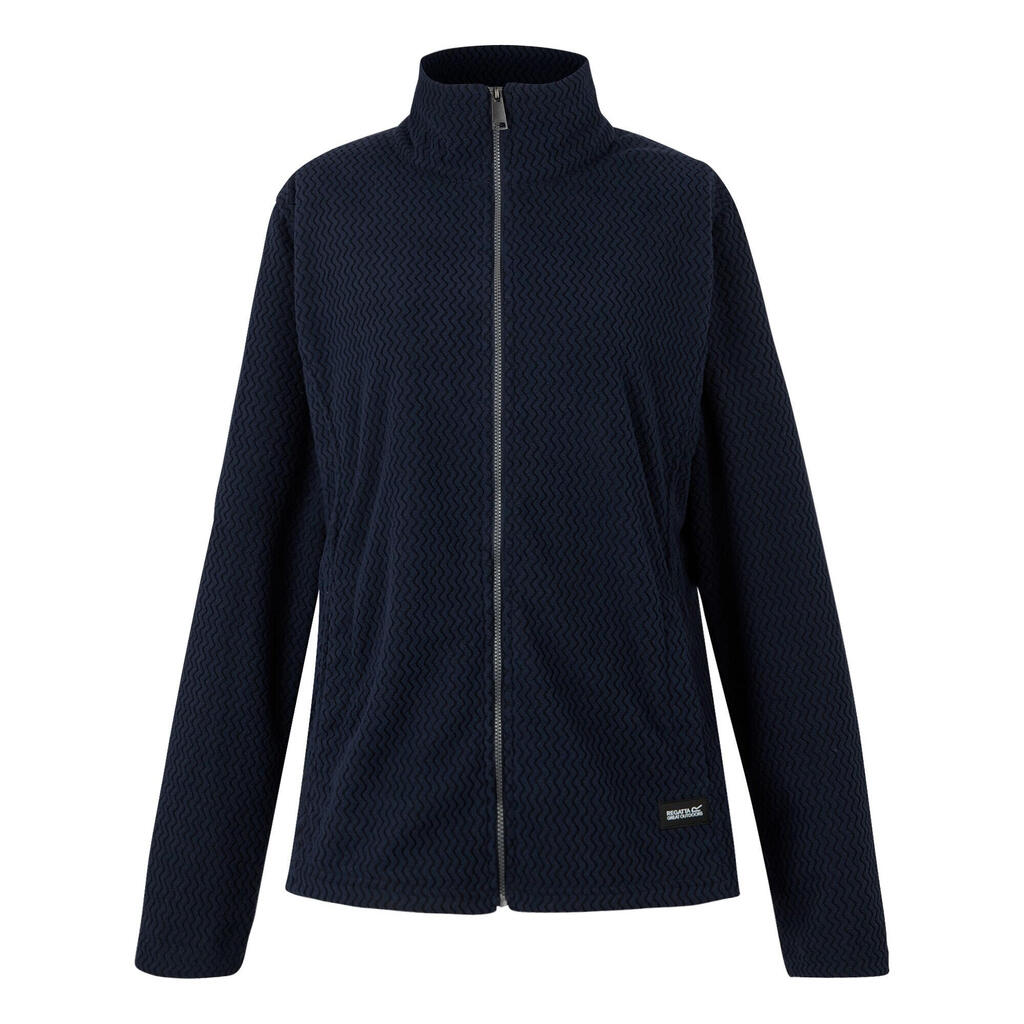 Womens/Ladies Heidy Full Zip Fleece (Navy)