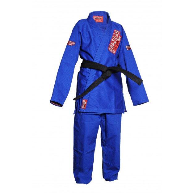 Kimono de jiu-jitsu brésilien Bombado bleu 1/4