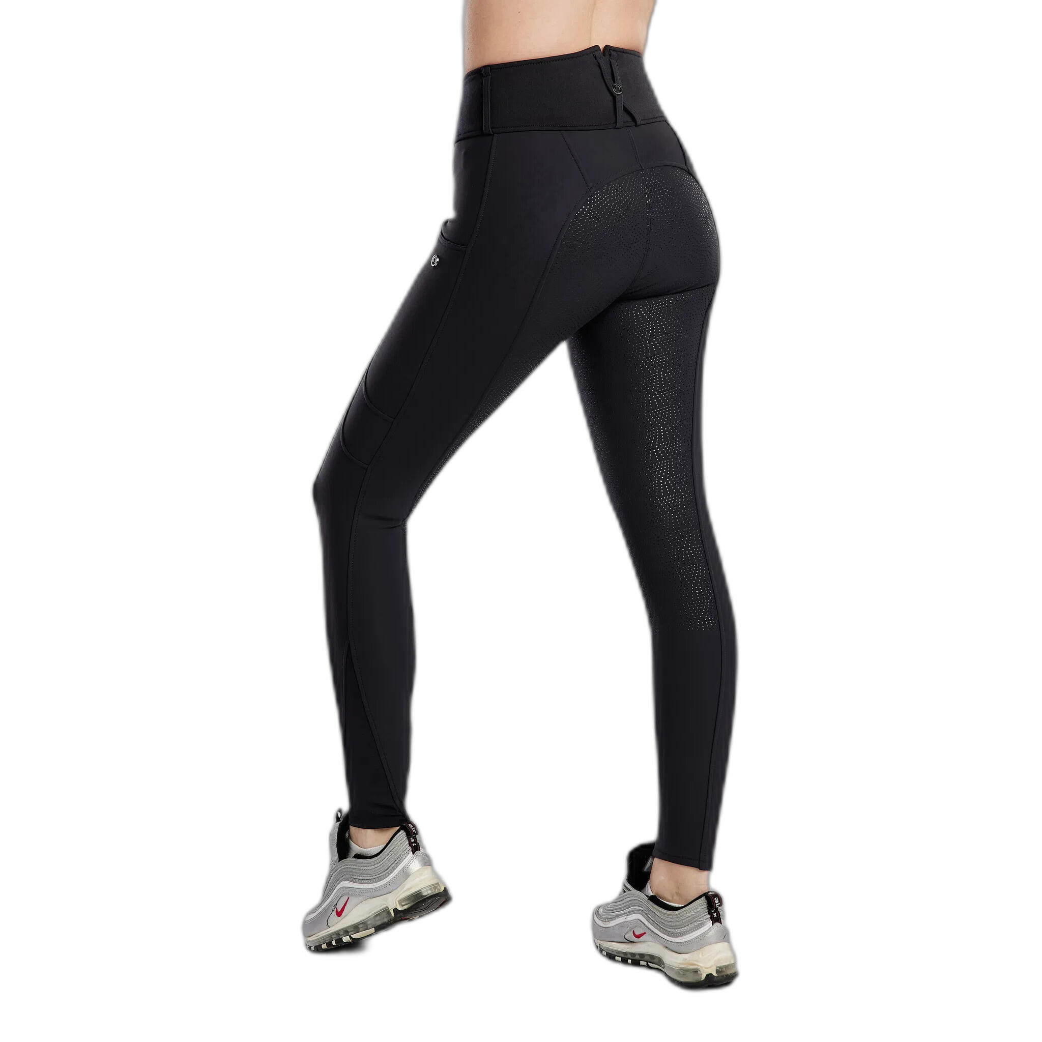 Damskie spodnie jeździeckie o pełnej przyczepności Montar Addie