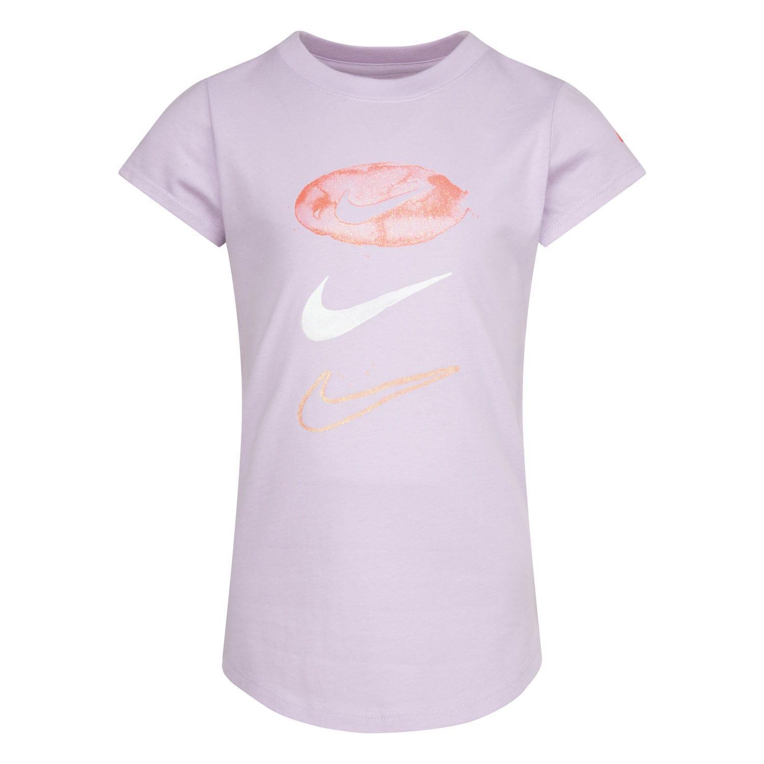 NIKE Girls Summer Daze Pill Swoosh TShirt (Purple)