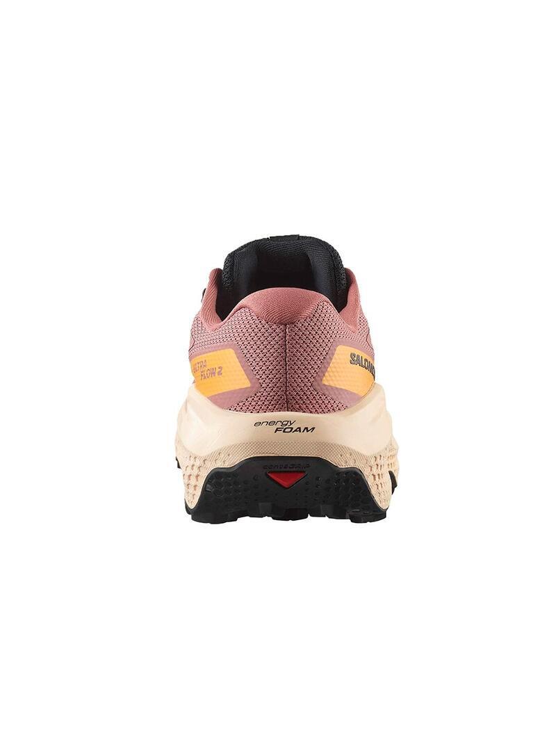 Course et trail pour femme Salomon Ultra flow 2 Rose 3/6