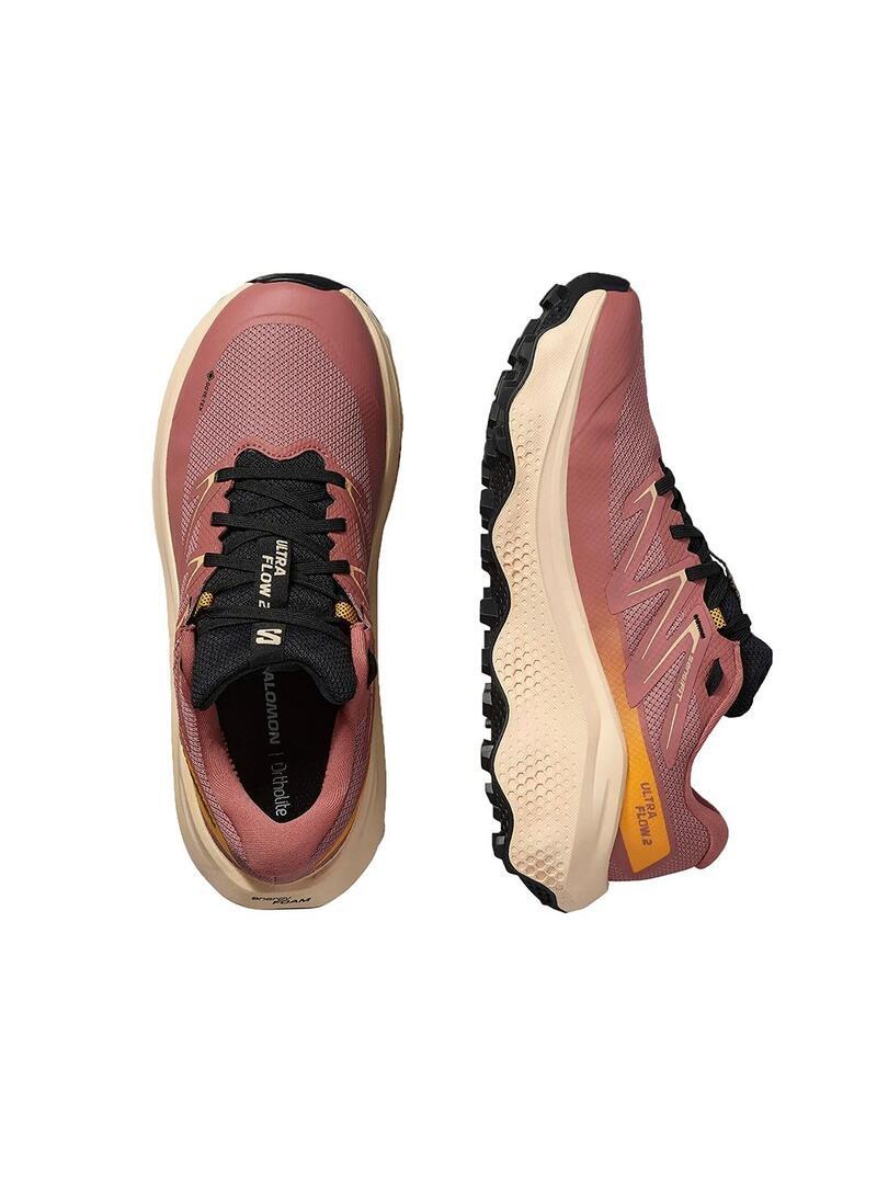 Course et trail pour femme Salomon Ultra flow 2 Rose 4/6
